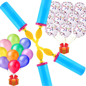 Inflador de globos manual y globos de regalo